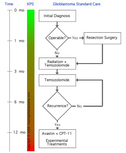 GBM Standard Treatment Flow Chart